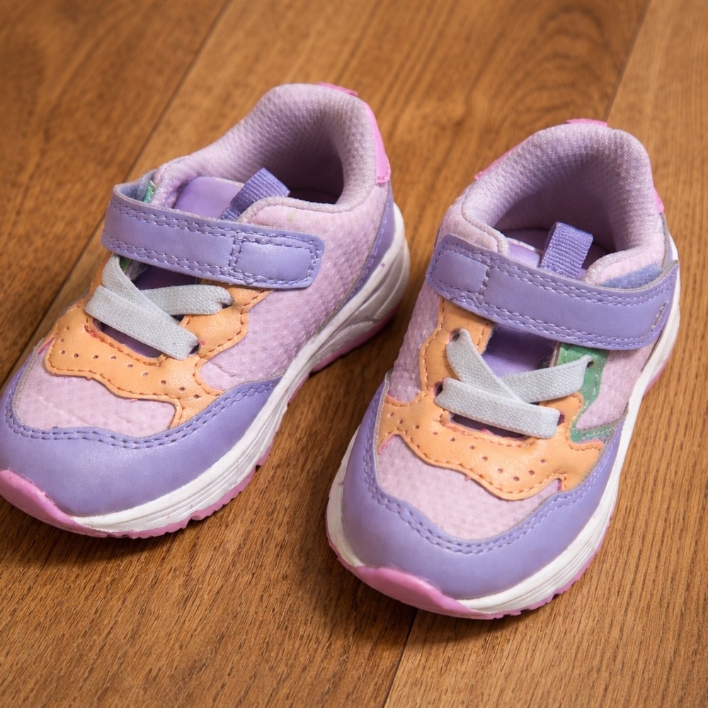 OshKosh B'gosh Purple and Orange Kids Sneakers
